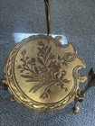 Rare  Antique Art Noveau Solid Brass 2 Tier Plant Stand Or Side Table 