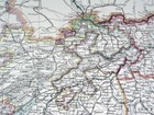 1908 Antique Map Of Western Switzerland Bernese Oberland   Bern Inset Map
