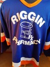 Vintage Riggin Pharmacy Eloth Game Worn Jersey