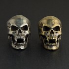 Skull Lanyard Bead Paracord Beads Brass Pendant White Copper Diy Edc Gifts Toys