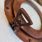 New 9   Nautical Ship Window Porthole Wall Decor Rustic Brown Coastal Theme