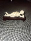 Ivory Chinese Medicine Doll - Good Condition - With Stand   Doctors Medical Doll