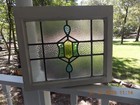 Older English Art Deco Leaded Stained-glass Window 22 14  X 19 1 4  0 S h Added