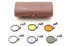 6 Pcs   near Mint    Panon Widelux Lens Filter Set F7 F8 Panoramic Film Camera Japan