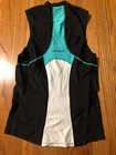 Orca Women   s Race Stretch Triathlon Top Pocket Singlet Size 12 M Black Mesh