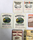 Lot Of 14 Vintage Whiskey Bottle Labels Pride Of Indiana Old Weller Mammoth Cave