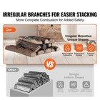 10 Pcs Gas Fireplace Logs Large Ceramic Logs For Fireplace Decorative