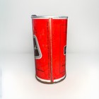 1968 Carling Black Label Steel Pull Tab Beer Can 7 City Atlanta  Glued Seam