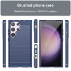 For Samsung Galaxy S24 Ultra Phone Case  Shockproof  Scratch Resistant Blue