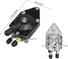 Fuel Pump 0438559 With Gasket For Johnson Evinrude Omc Outboard 25-140hp