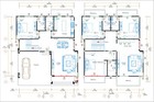 36x40 Feet House Design Plan 11x12 Meter 4 Beds 5 Baths Hip Roof  a4 Hard Copy 