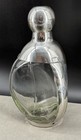 Vintage Art Deco L Maciel Silver Factory Decanter Sterling Glass Overlay