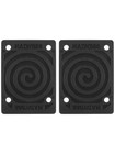 Madness Skateboards Shock Risers Soft 1 8 Riser Pads Black  set Of 2 