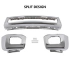 3pcs Front Bumper Face Bar For 2011-2016 Ford F250 F350 Super Duty W  Fog Hole