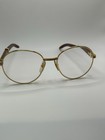 Cartier Giverny Vintage Wood gold Eyeglass Frames 55-18 135b  Authentic