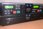 Denon Dn-2000f Dual Deck Cd Player  Needs Repair - Powers On