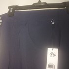 Jofit Womens Golf Shorts 16 Button Zipper Mid Rise Pockets Casual Lifestyle Navy