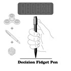 Fidget Pen Office Stationery Retractable Writing Must Haves Supplies Essentia   