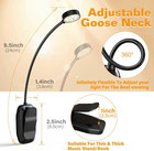 Rechargeable Book Reading Light - Adjustable Brightness  3 Color Temperatures  3