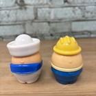 Vtg Little Tikes Toddle Tots Chunky Sailor   Construction Worker Hard Hat Lot-2