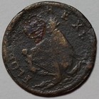 C 1670 New Jersey St  Patrick Farthing Copper Colonial Coin