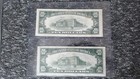 Lot Of 2 1934b   1934a  10 St  Louis Notes Green Seal Paper Currency Dollar