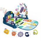 Baby Play Mat Gym  Funny Play Piano Tummy Time Activity Mat With 5 Infant Sen   