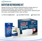 Ekopel Bathtub Refinishing Kit - Made In The Usa - Odorless Tub Tile Reglazing