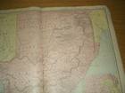 1910 South Africa Large Map 20 X 27 Inches Rand Mcnally Business Atlas Rare