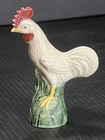 Vintage Miniature Ceramic Country Rooster Chicken Figurine Trinket Mini 3   