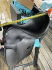 16    Cambridge Dressage Saddle Medium Tree Excellent Condition Black Leather