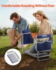 Vevor Garden Kneeler 11  Eva Pad 2 In 1 Folding Garden Stool Heavy Duty Garden