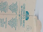 Vintage Howard Johnson s Children s Menu  the Flavor Of America  Hat Craft