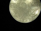 1929 Canada Five Cents Nickel - King George V - Vintage Canadian Coinage