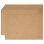 100 Pack Brown Kraft Cardstock Blank 4x6 Cards - Heavyweight 80lb For Crafts