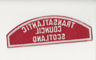 Transatlantic  Council R w Strip     Scotland   - Boy Scout Bsa A142-t42-b15