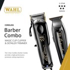 Wahl Professional Cordless Barber Combo  Magic Clip   Detailer Li  Lithium-ion