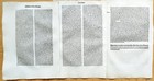 7 Early Printed Post Incunable Leaves  b  - 1487 1550