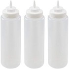 Soft Squeeze Bottles Clear Set Of 3 32 Oz  Each