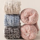 Women Thermal Cozy Fuzzy Fleece Long Socks Knee High Warm Stocking Slipper Socks