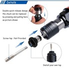 Pneumatic Tapping Machine 200rpm Air Drill Tapper Tool   6pcs Chucks m3-12  m