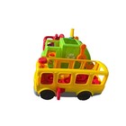 Fisher Price Little People Vehicle Set Bus Fire Truck Garbage Truck Lot Working 