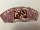 Bsa Boy Scout Baltimore Area Council Csp Patch  No Bsa Or Fdl 