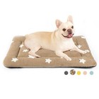  Dog Crate Pad Kennel Dog Bed Mat For Medium Dogs Washable Cute Star Pet Bed 
