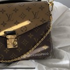 Shoulder Oval Chain Strap Replacement Old Gold For Pochette M  tis 18   