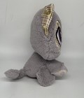 Rare 2007 Littlest Pet Shop Lps Vip Gray Kitten Cat Plush Toy Purple Clover Eyes