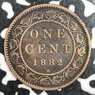 1882-h Canada Large Cent Lot f6109 Old Cleaning