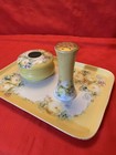 Antique Beautiful    favorite    Bavarian Yellow Vanity Tray Dresser Set