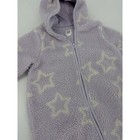 Baby Gap One Piece Romper Baby 12-18 Months Purple Star Sherpa Fleece Hooded