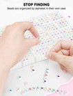 Artdot Beads For Bracelets Letter Alphabet Bead For Jewelry Making Kits 1400 Pcs
